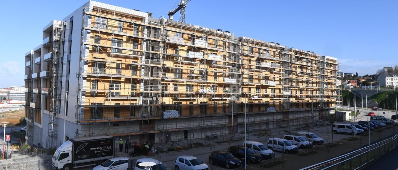 Edificio en construcción.