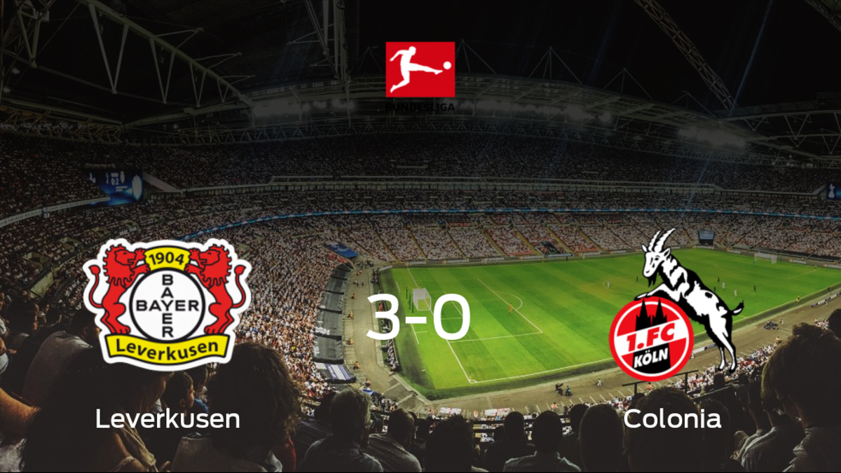 El Bayer Leverkusen consigue los tres puntos en casa tras pasar por encima del Colonia (3-0)