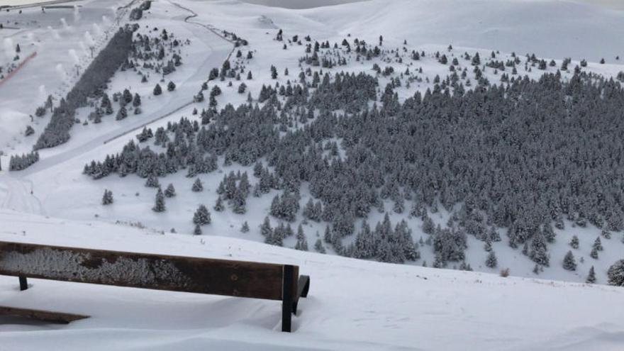 Imatge de l&#039;estació d&#039;esquí de la Molina.