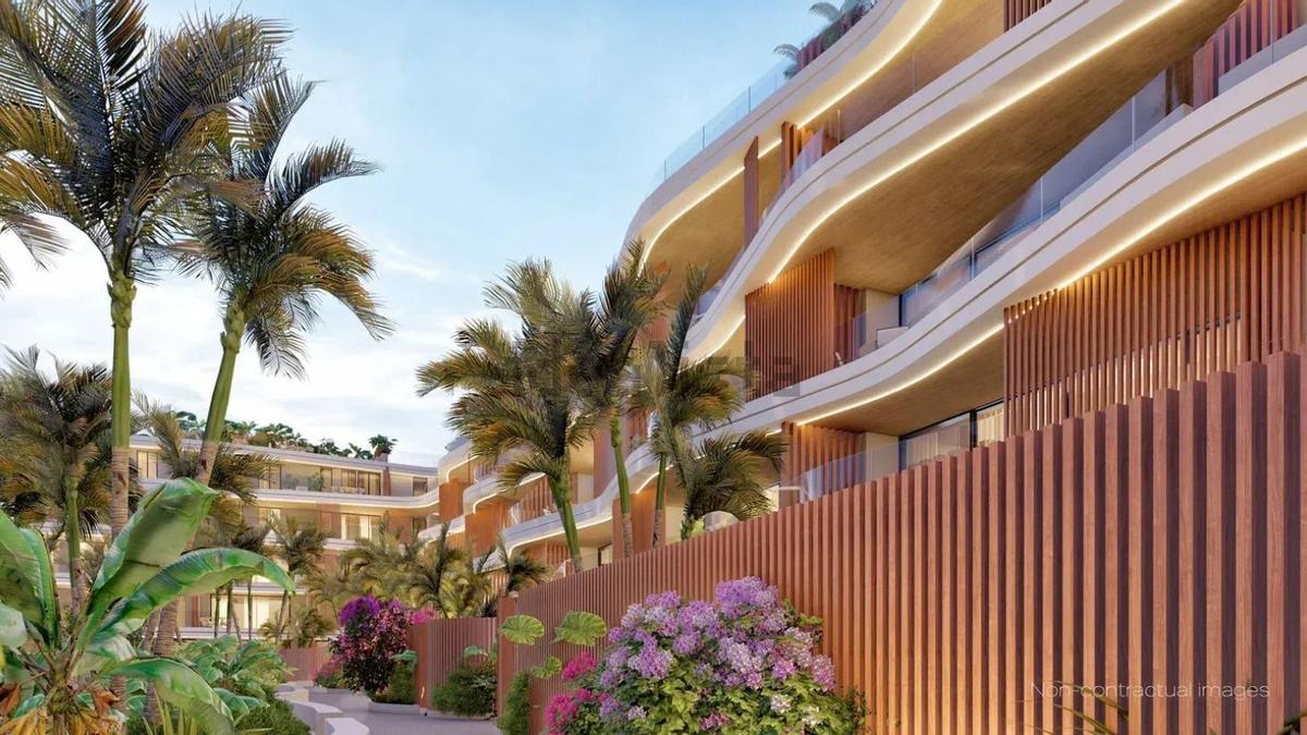 Una imagen virtual del residencia de lujo.