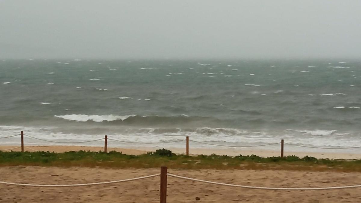 Vista de Rodeira esta mañana.