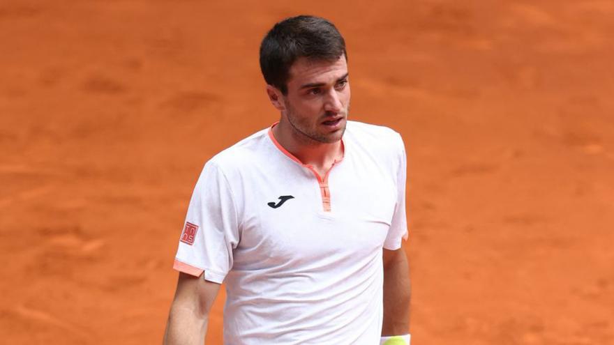 Martínez batalla hasta el final pero cae derrotado en el ATP 1000 de Madrid