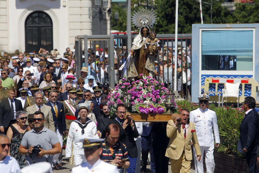 Celebración de la Virgen del Carmen en València