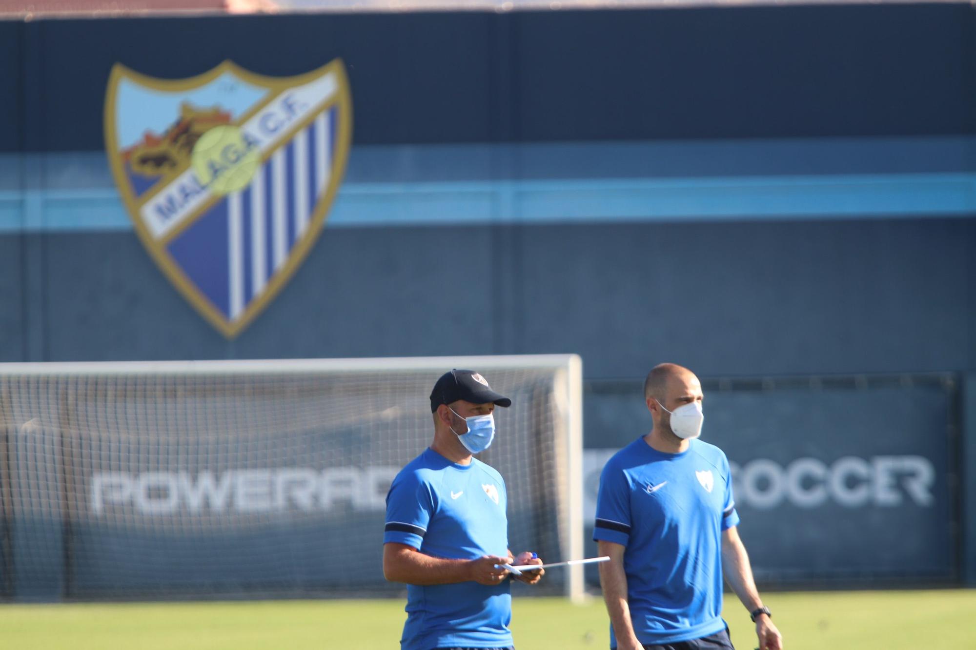 Primer entrenamiento del Málaga CF