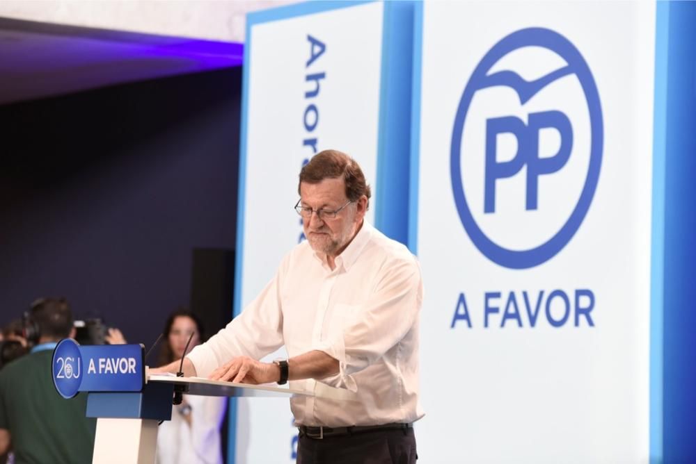 Mitin de Mariano Rajoy en el Auditorio de Murcia