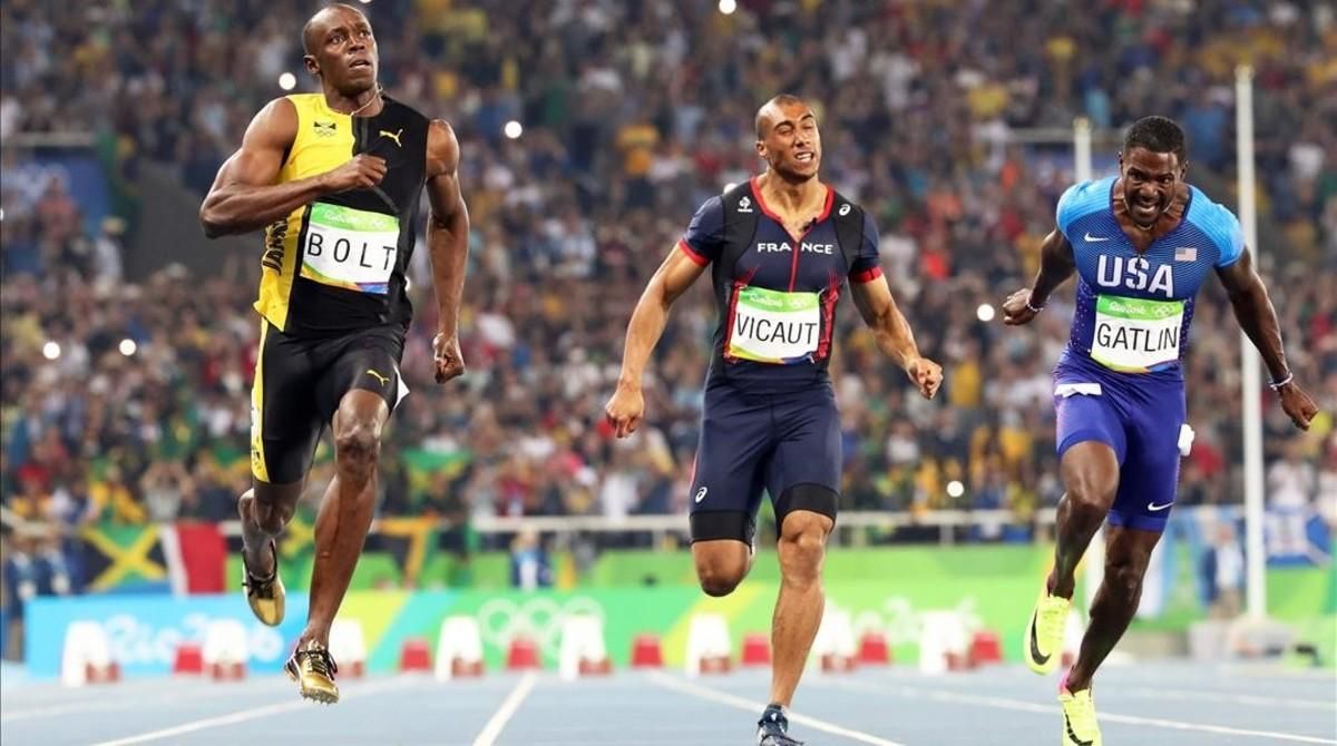 jcarmengol35122797 rio de janeiro  brazil   14 08 2016   usain bolt  l  of jama160815034949