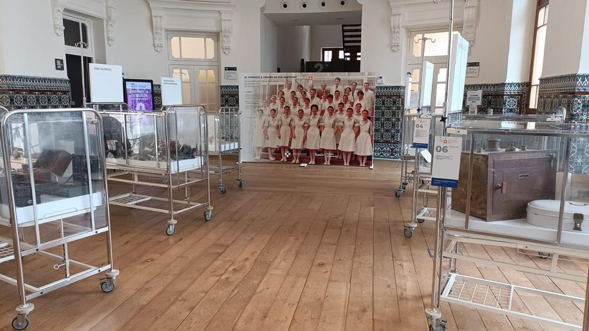 Una vista de la exposición.