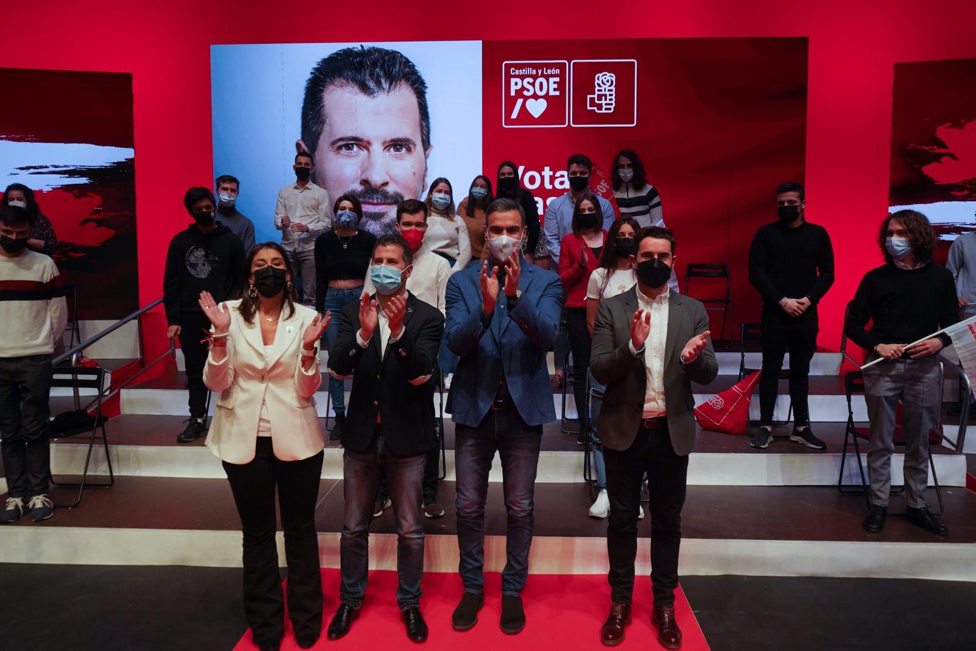 GALERÍA | Las imágenes del acto del PSOE en Zamora con Pedro Sánchez, Luis Tudanca, Ana Sánchez y Antidio Fagúndez