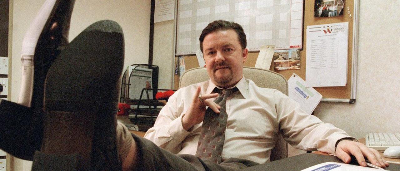 Ricky Gervais (David Brent) en &#039;The Office.