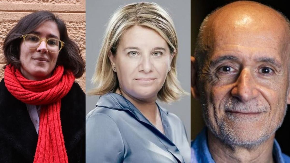 Irene Pujadas, Victòria Pagès i Joan Anton Català.