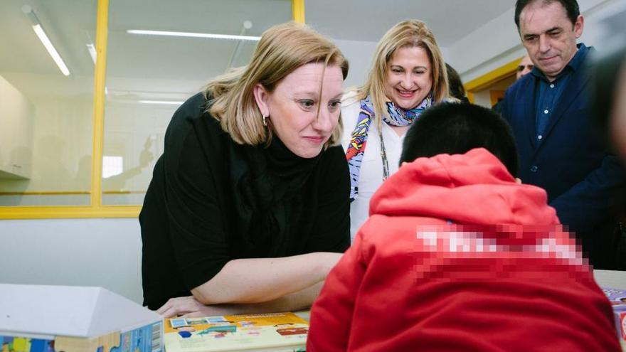 La consejera de Familia e Igualdad de Oportunidades, Isabel Blanco, durante su visita a Soria.