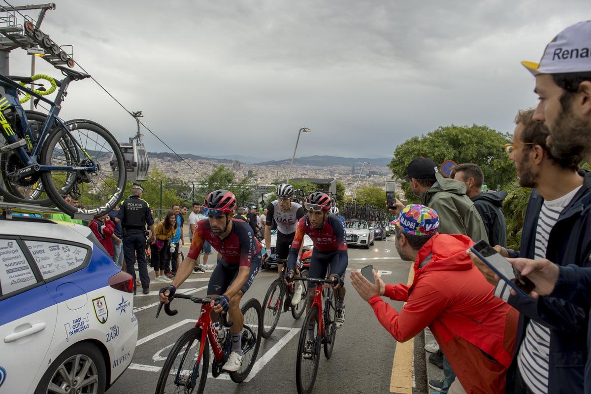 Els equips de la Vuelta a Espanya van elegir Castelldefels per preparar les dues primeres etapes