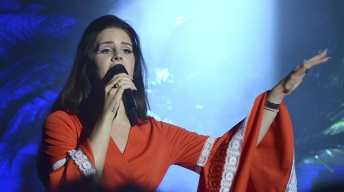 Lana del rei, al Palau de Pedralbes el mes de juliol passat.