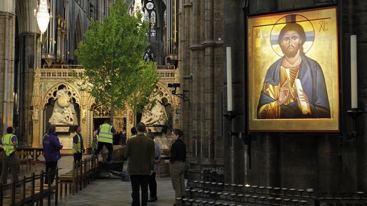 Interior de la Abadía de Westminster.