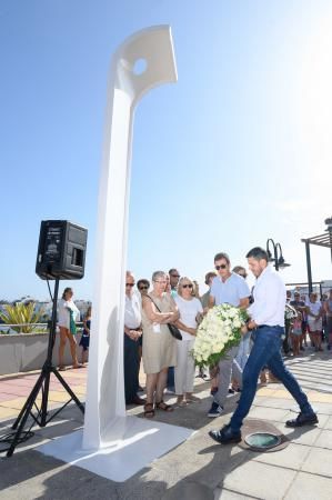 Homenaje víctimas del JK5022.La Asociación de Víctimas del Vuelo JK5022 recuerda a las 154 personas que murieron hace once años en el aeropuerto de Madrid-Barajas al estrellarse un avión de Spanair que despegaba hacia la isla de Gran Canaria.  | 19/08/2019 | Fotógrafo: Tony Hernández