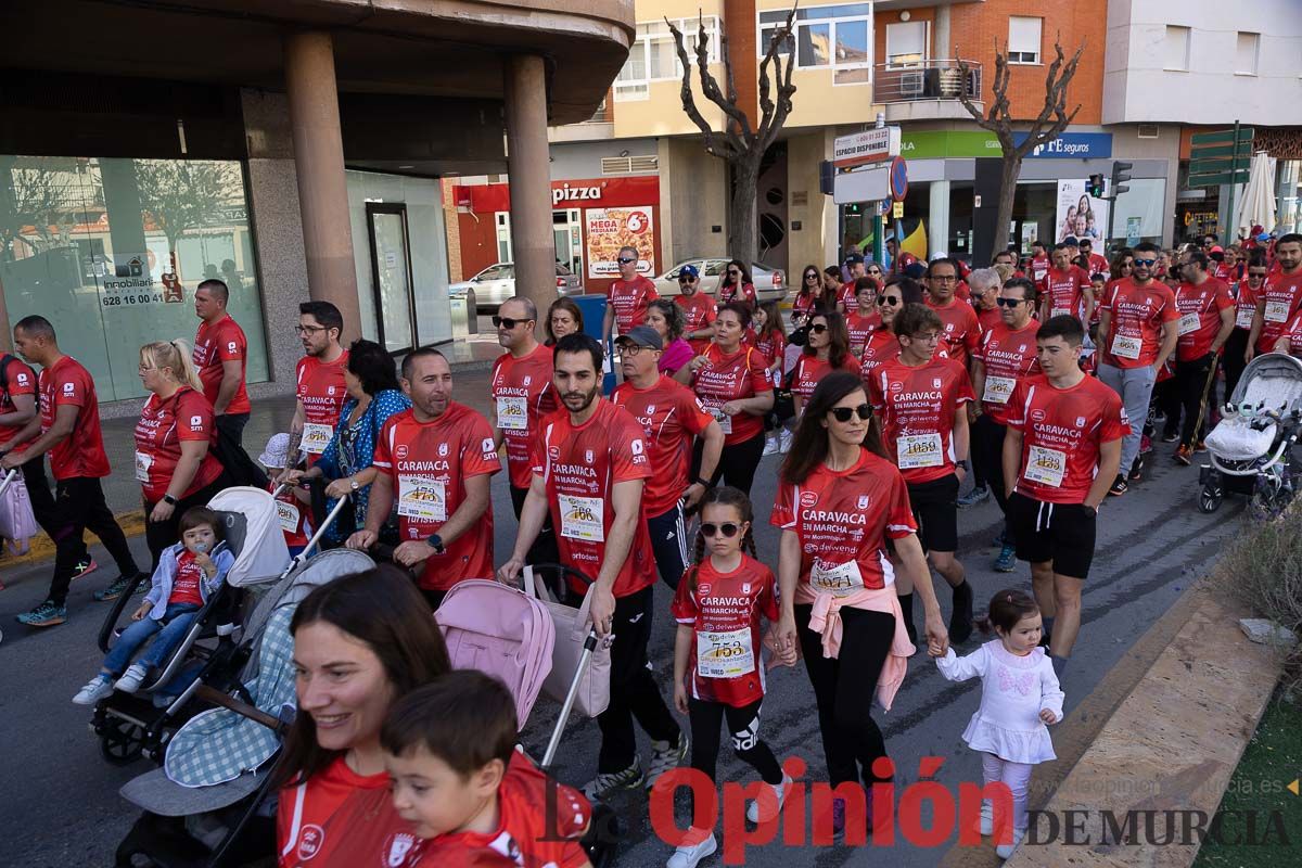 Marcha de la ONG Delwende en Caravaca