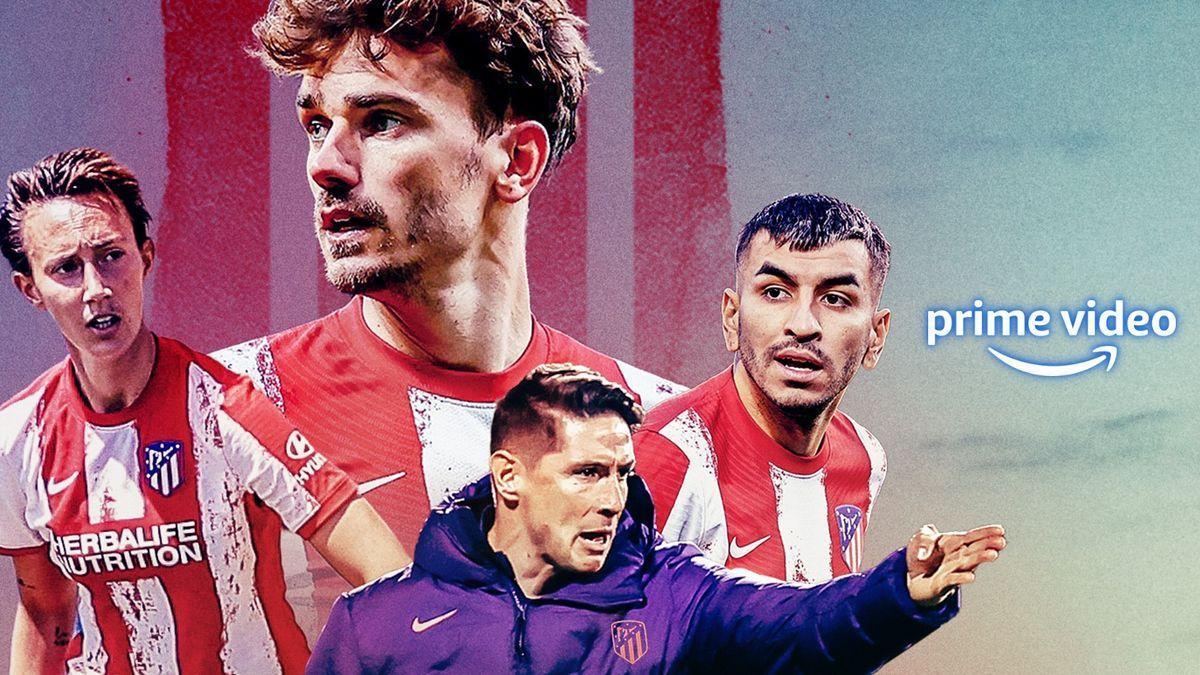 Cartel de ’Atlético de Madrid. Otra forma de entender la vida: siente lo que somos’.