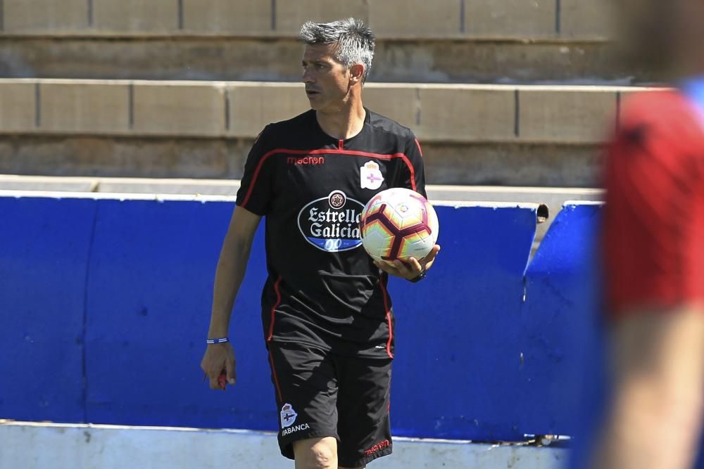 El Dépor prepara en Benidorm el partido del Elche