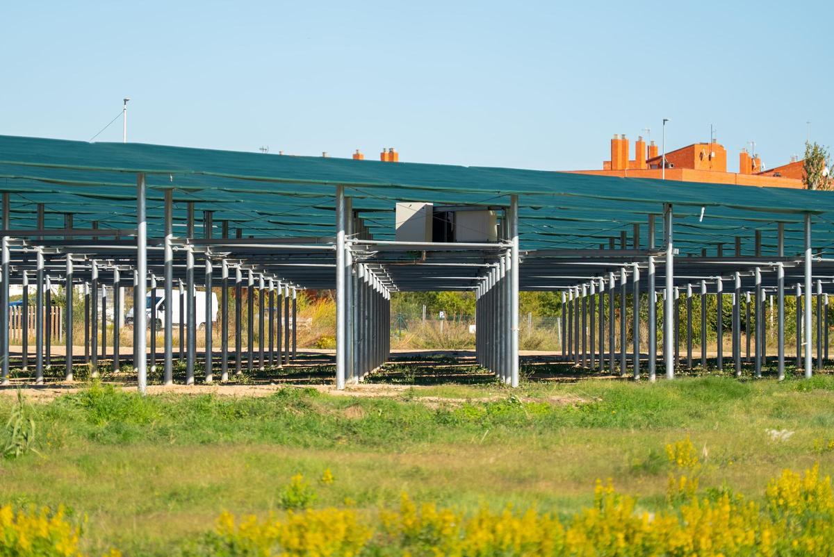 Pèrgola fotovoltaica El Prat de Llobregat.