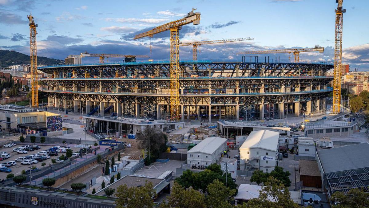 Las obras en el Spotify Camp Nou