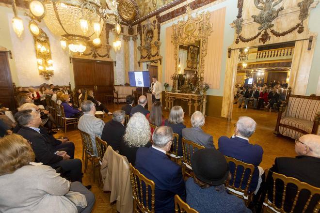 Presentación del libro de las memorias de Joaquín Galant en el Real Liceo Casino de Alicante