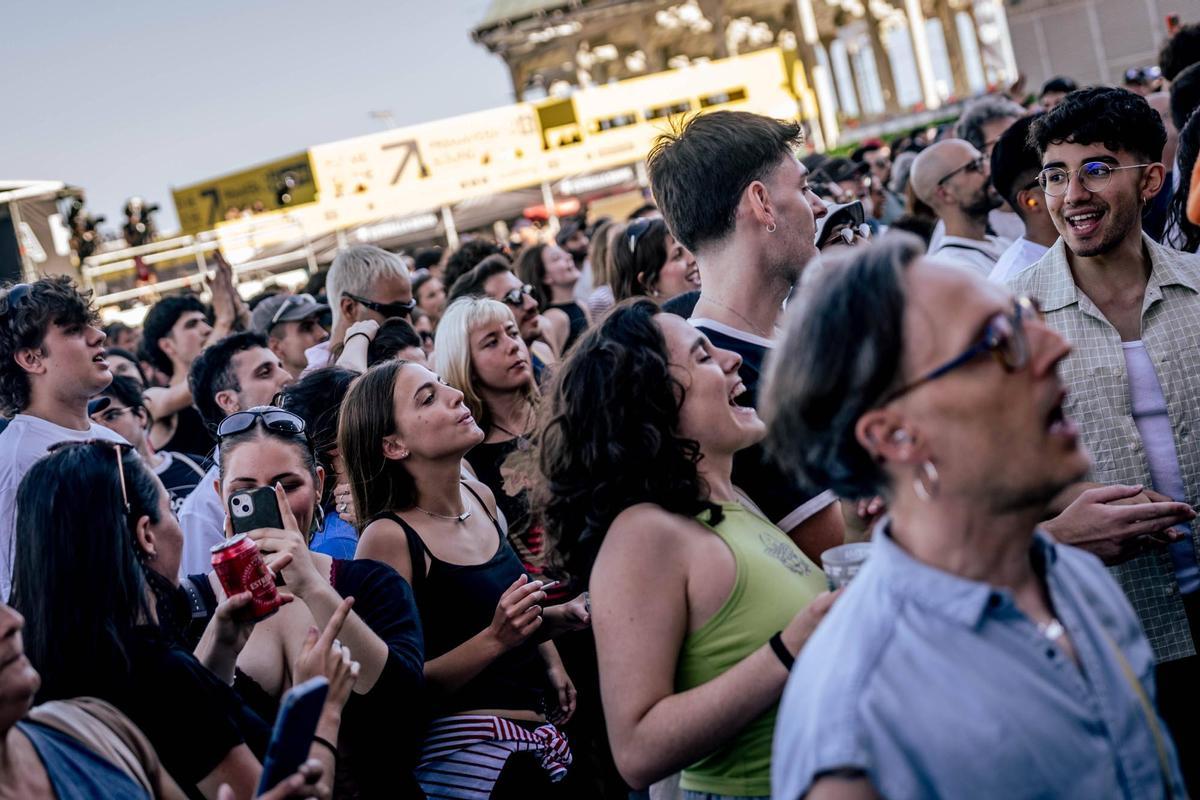 Ambiente en la jornada inaugural del Primavera Sound.