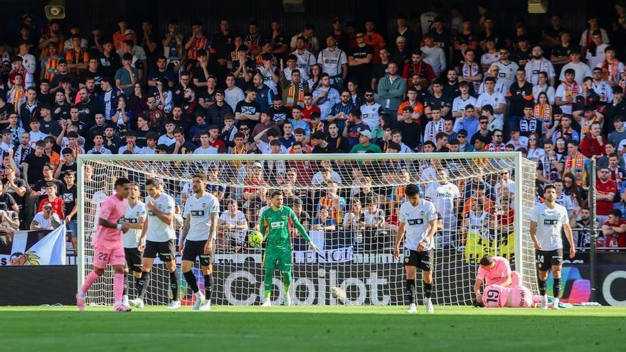 Estas son las notas de la dura derrota del Valencia CF ante el Celta de Vigo