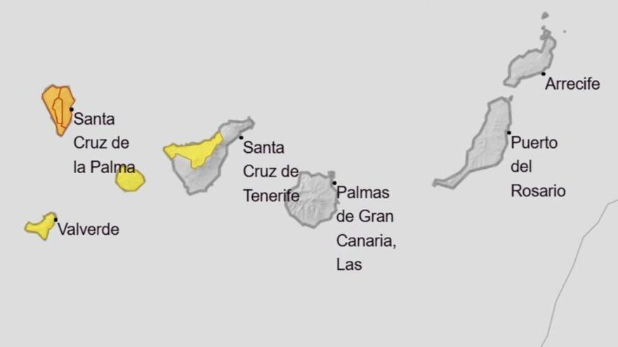 AEMET Issues Weather Warnings as Storm Remnants Bring Rain and Frost to Western Canary Islands