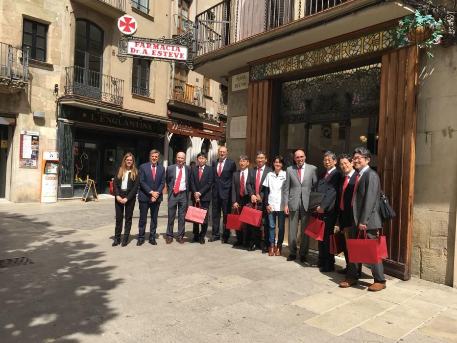 Directius japonesos, de visita a Manresa