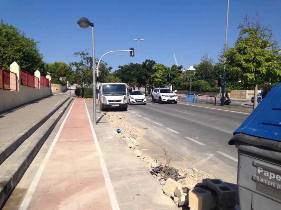 Un todoterreno arrolla a cuatro operarios del servicio de Limpieza en Alicante