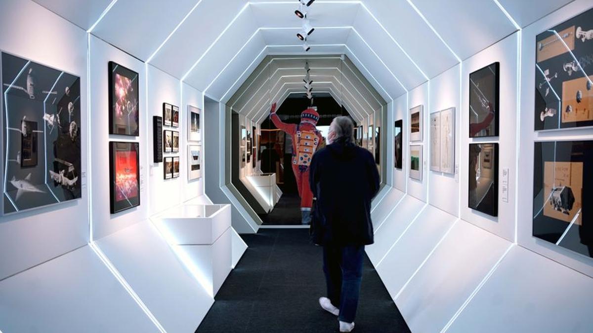 Presentación en Madrid de la exposición del director de cine Stanley Kubrick.  
