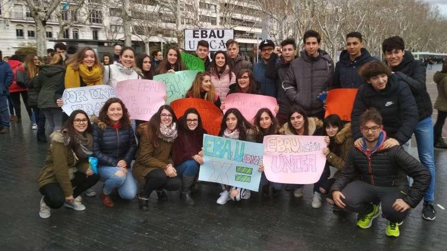 Estudiantes zamoranos piden una EBAU única