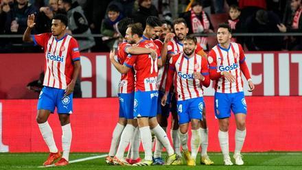 Montilivi vivió una de las mejores noches de la temporada ante el Rayo en la Copa del Rey