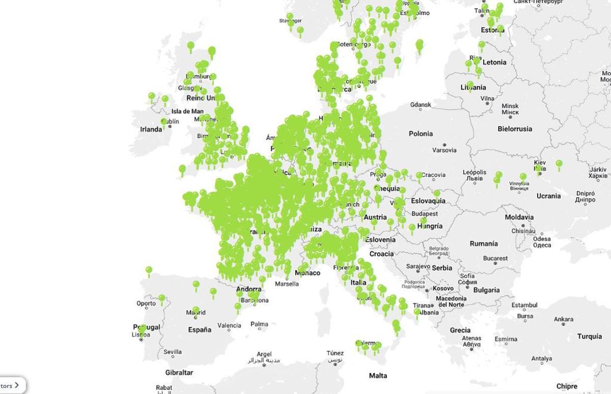 Mapa del biometano en Europa en 2024