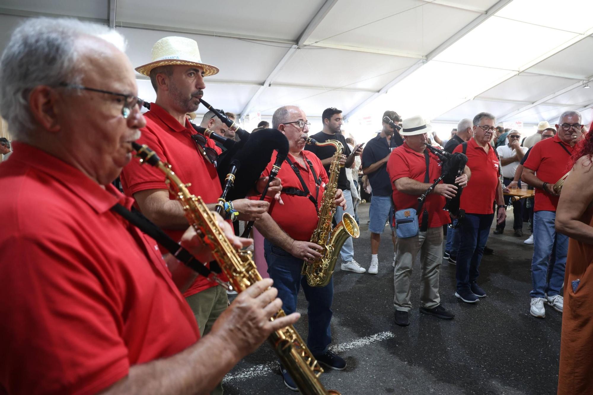 La Festa do Marisco de O Grove, esta mañana.