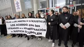 El paro en la Justicia pasa factura a los abogados de la Región: "Nos suspenden pleitos a diario"