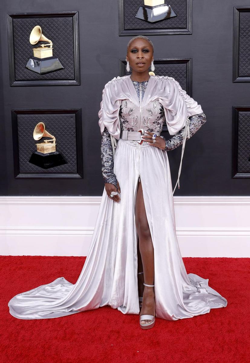 Cynthia Erivo en los Grammy 2022