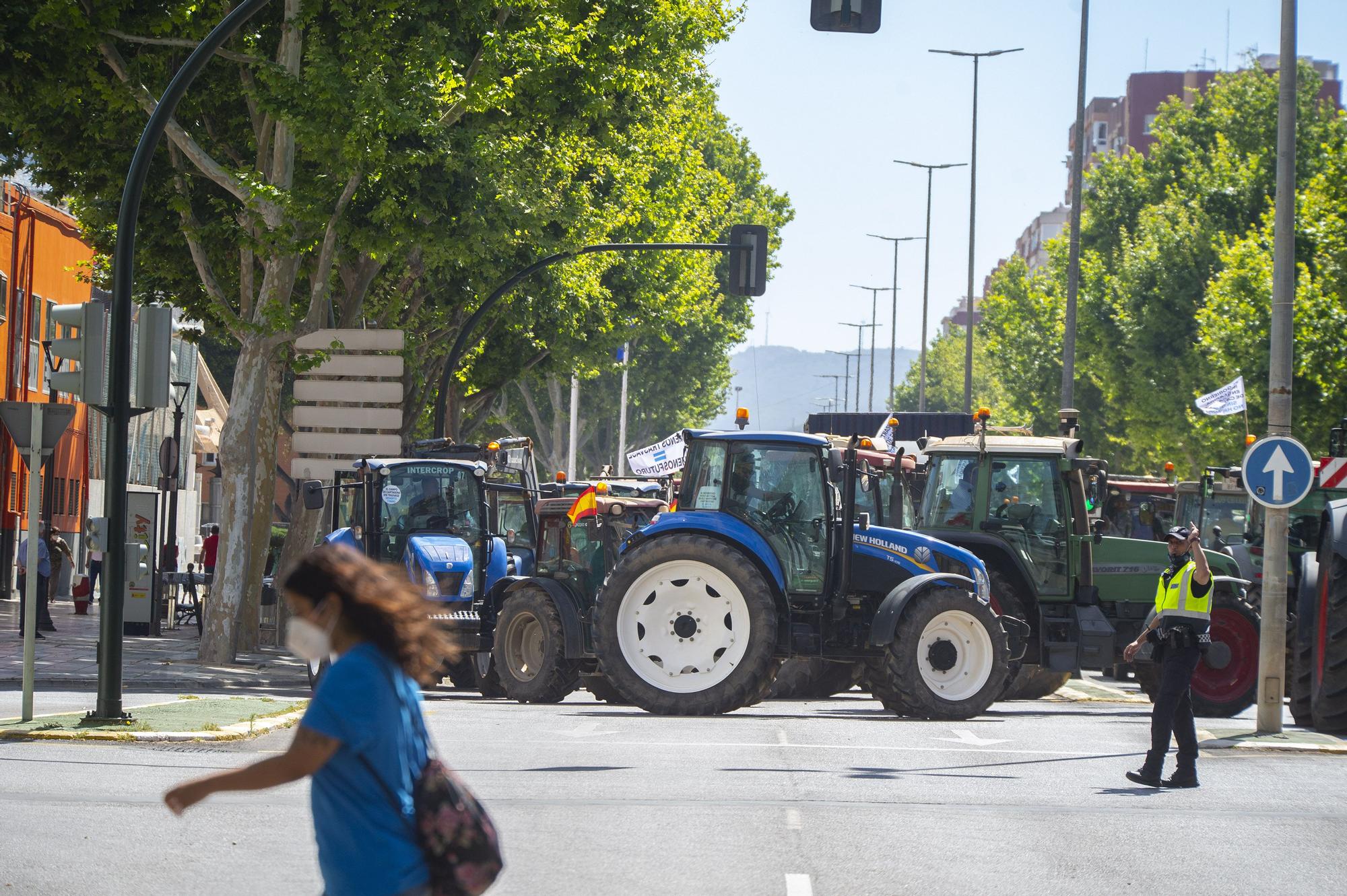 Protesta en defensa del Trasvase en Cartagena