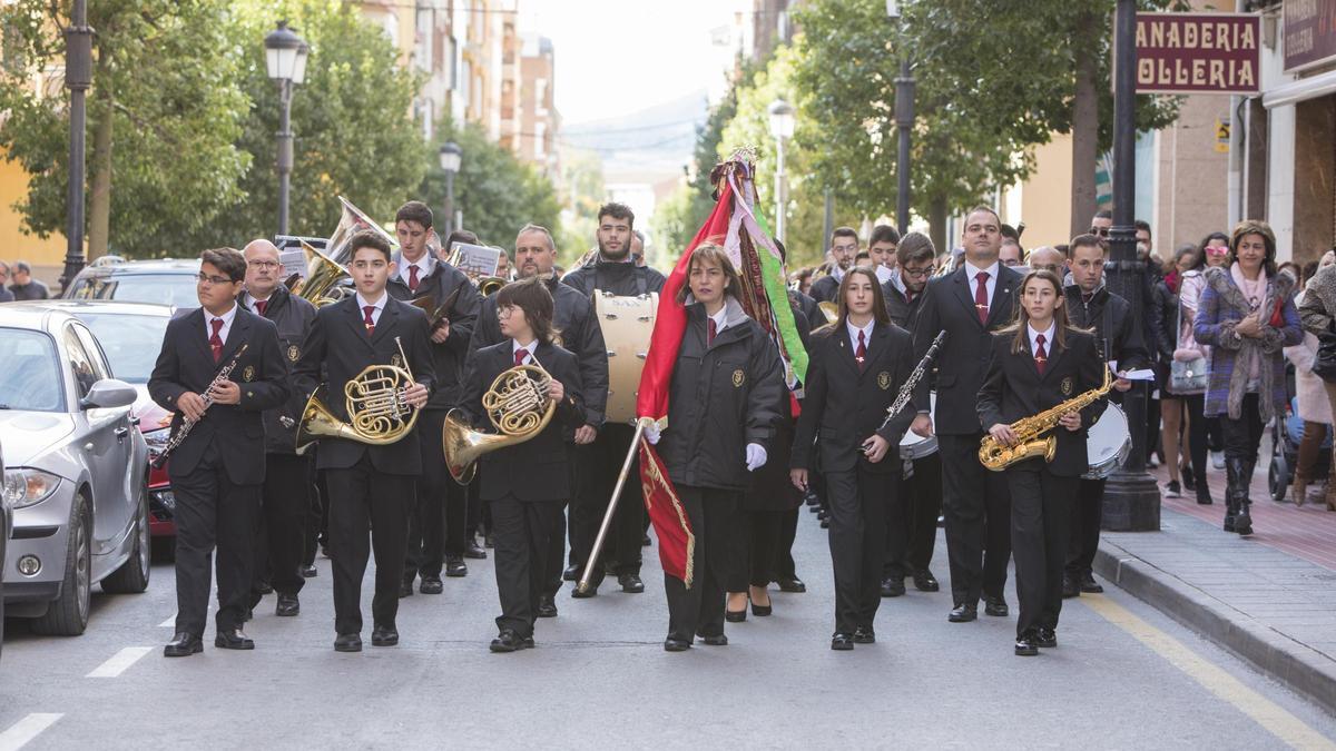 La recogida de los nuevos músicos del año pasado.