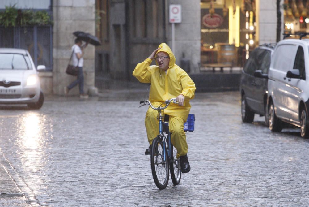 Ruixat a la ciutat de Girona