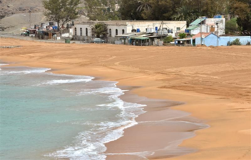 Visita de la Feht a la nueva Playa de Anfi Tauro