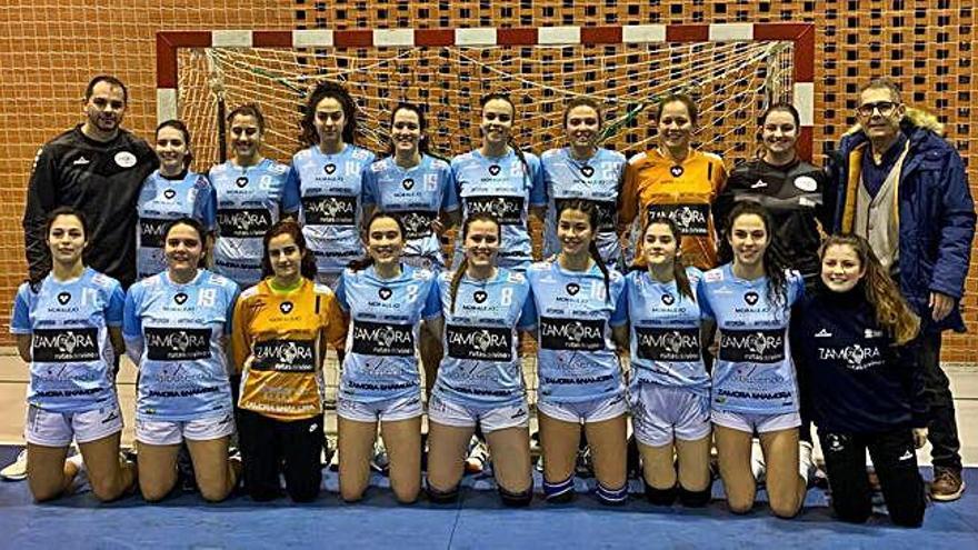 Plantilla del conjunto sénior femenino del BM Zamora.