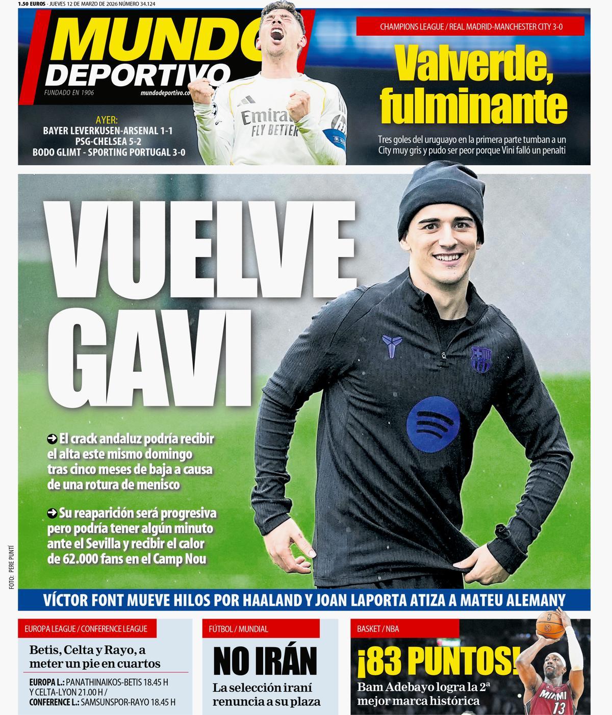 Las portadas de la prensa deportiva de hoy
