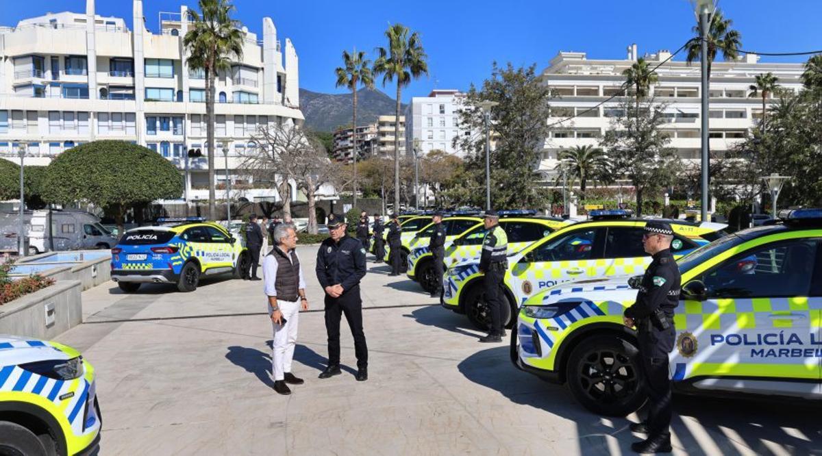 Algunos de los vehículos adquiridos por la Policía Local.