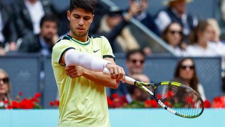 Carlos Alcaraz, en el Mutua Madrid Open.