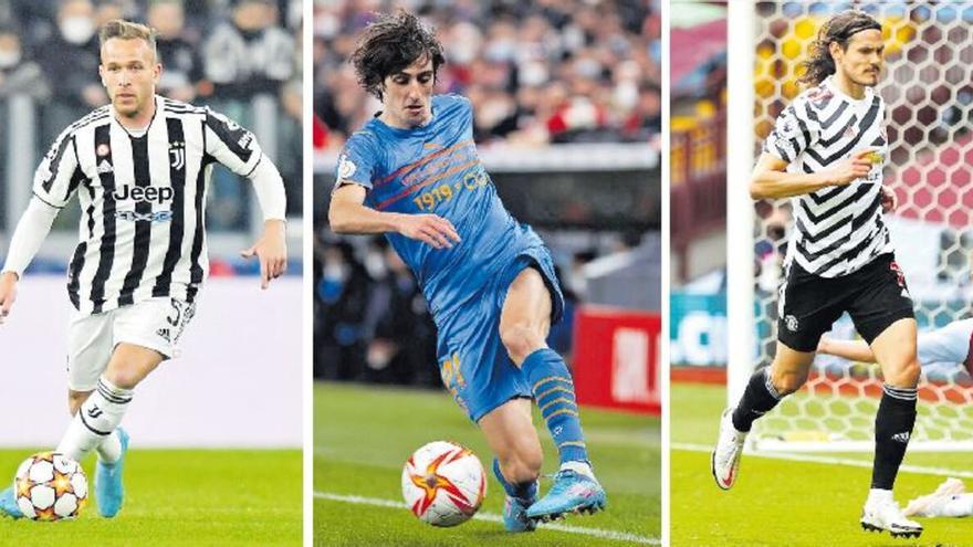 Arthur, Bryan y Cavani: ABC de Gattuso