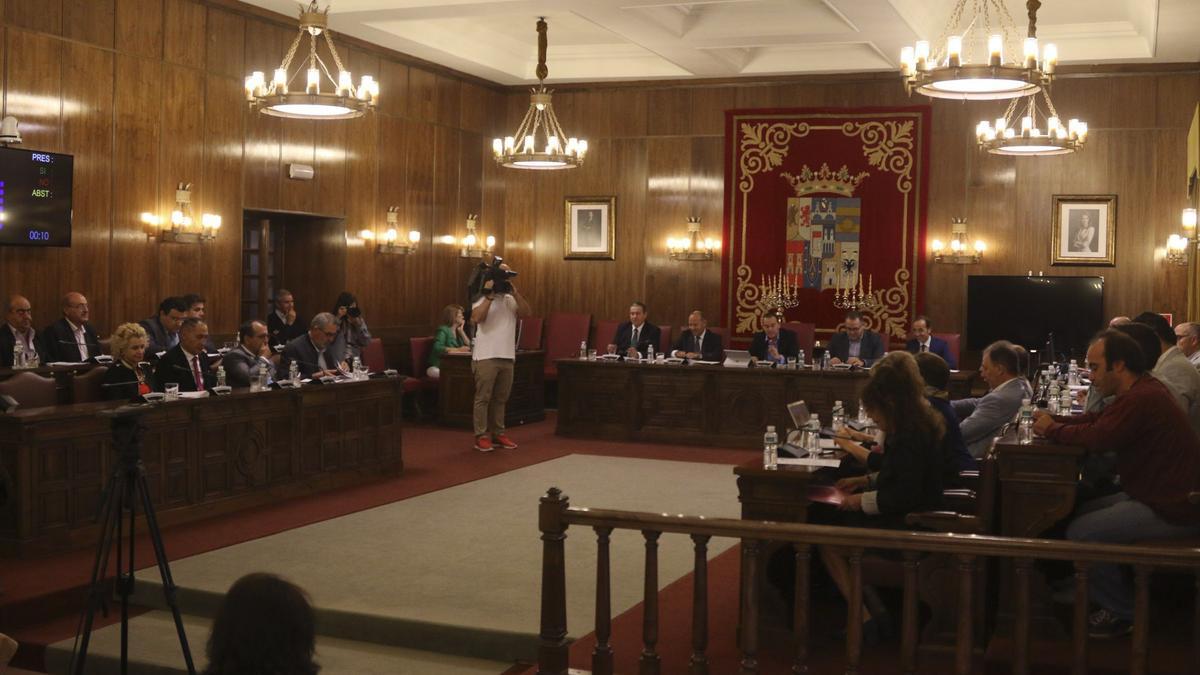 Pleno celebrado en la Diputación de Zamora