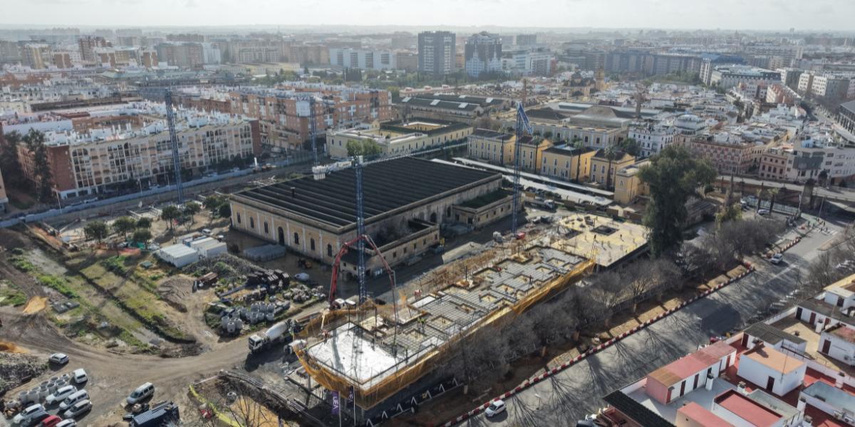 Fotogalería | Las obras del nuevo residencial de Artillería, a vista de pájaro