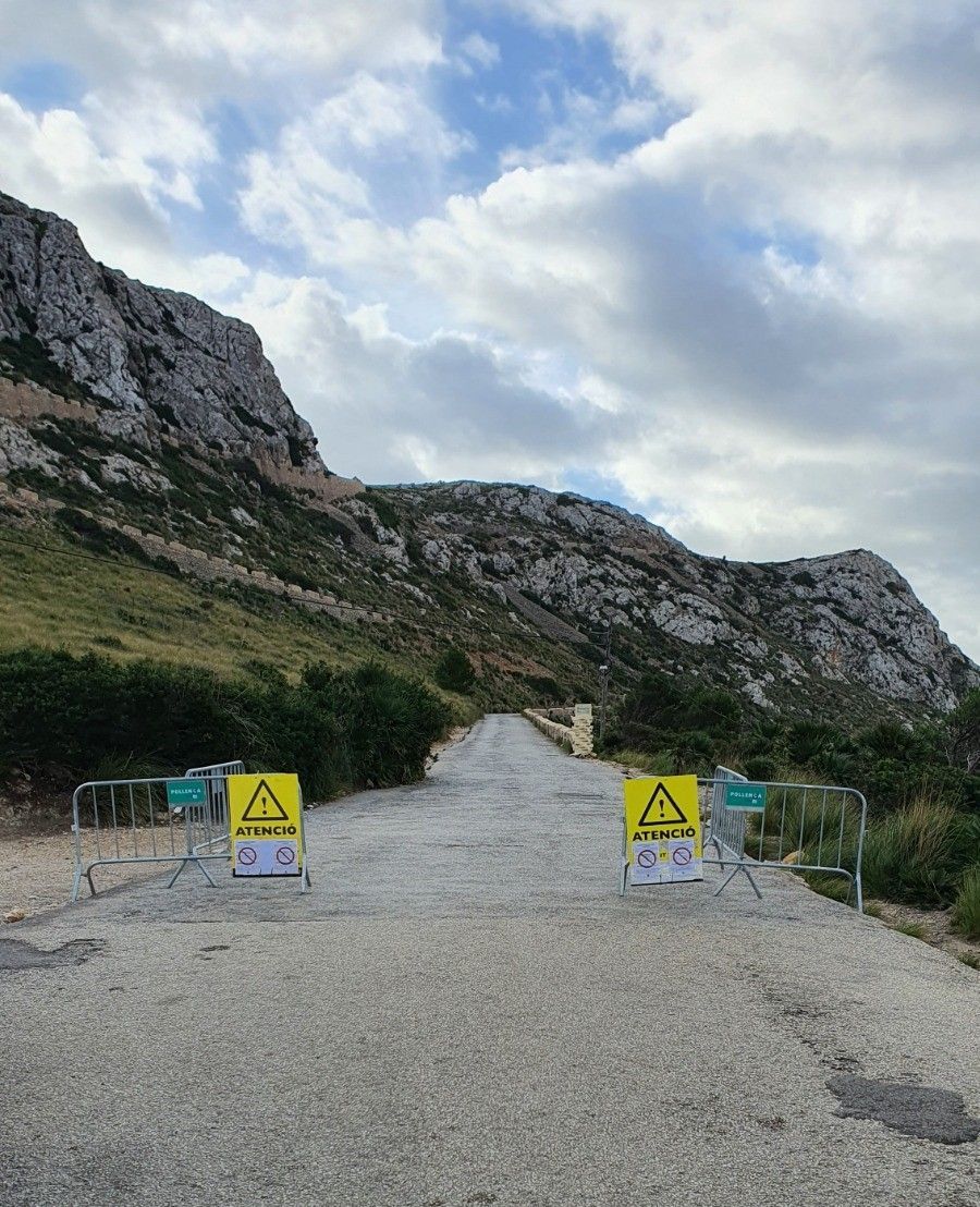 Der Zugang zum Inneren des Turms Albercutx in Pollença wird gesperrt