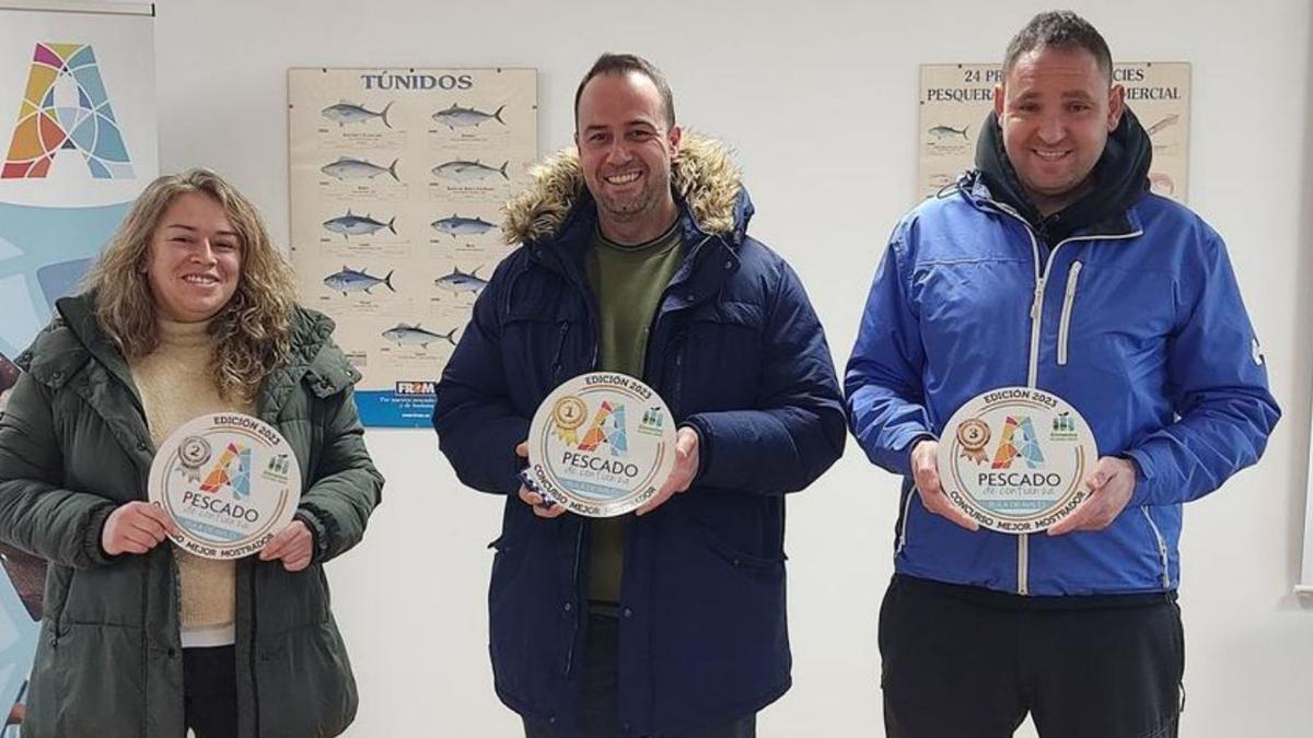 Los ganadores del premio Mejor Mostrador Pescado de Confianza. | N.R.A.